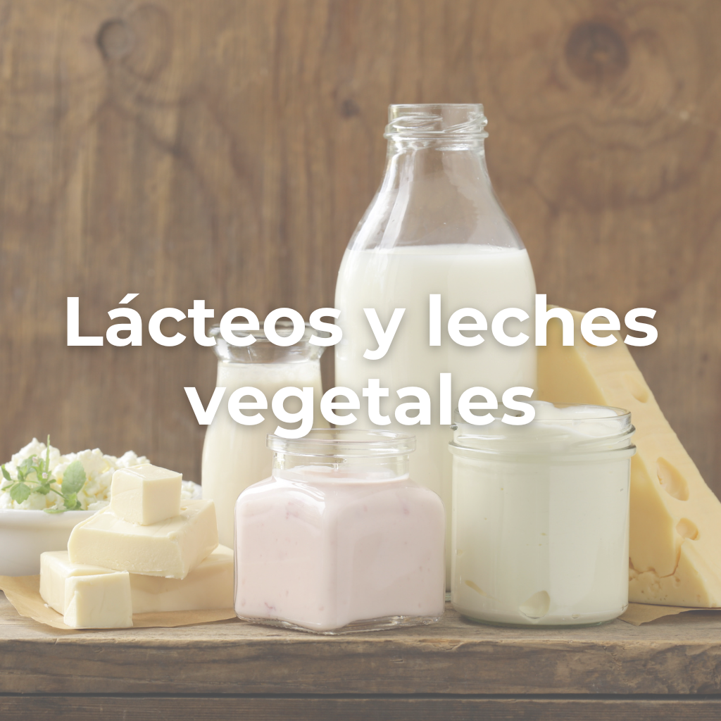 Lácteos y leches vegetales